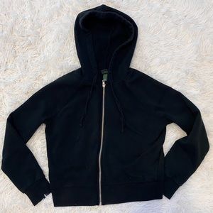 black hoodie